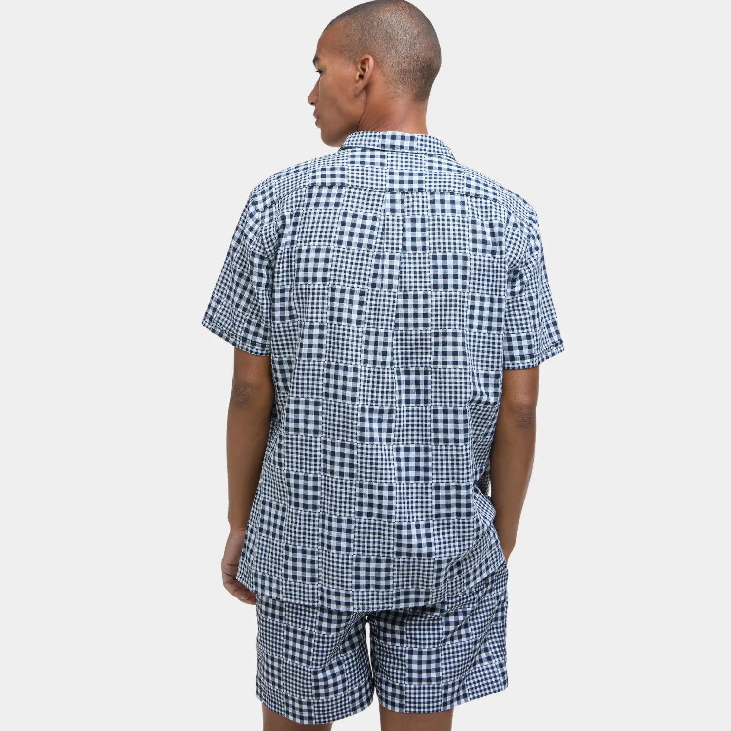 Willowbeach Regular Short-Sleeved Shirt (Navy)