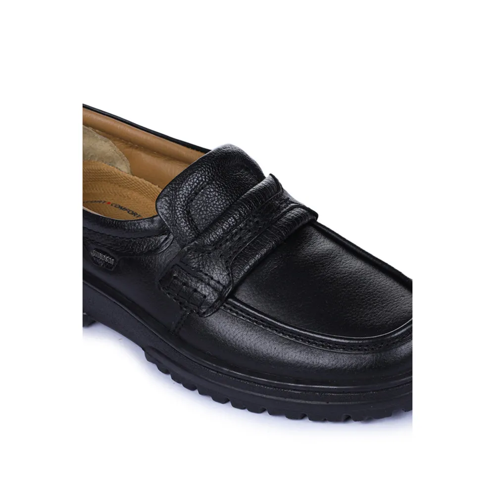 Windsor Black Formal Non Lacing Shoes For Men 7190-54 By Liberty
