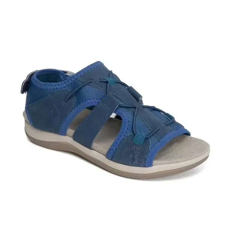 Women Sandals Hollow Out Summer Comfortable Sport Sandals Open Toe Non-Slip Cut Out Soft Female