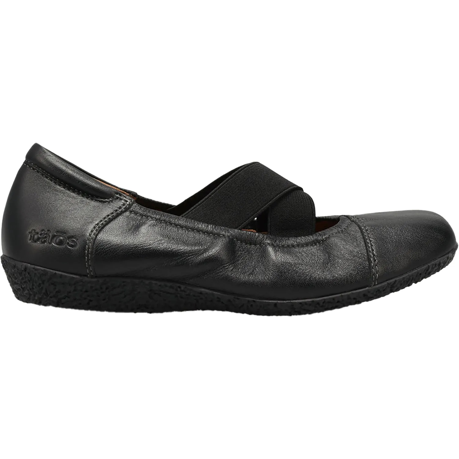 Women's Taos Exhale Black Leather