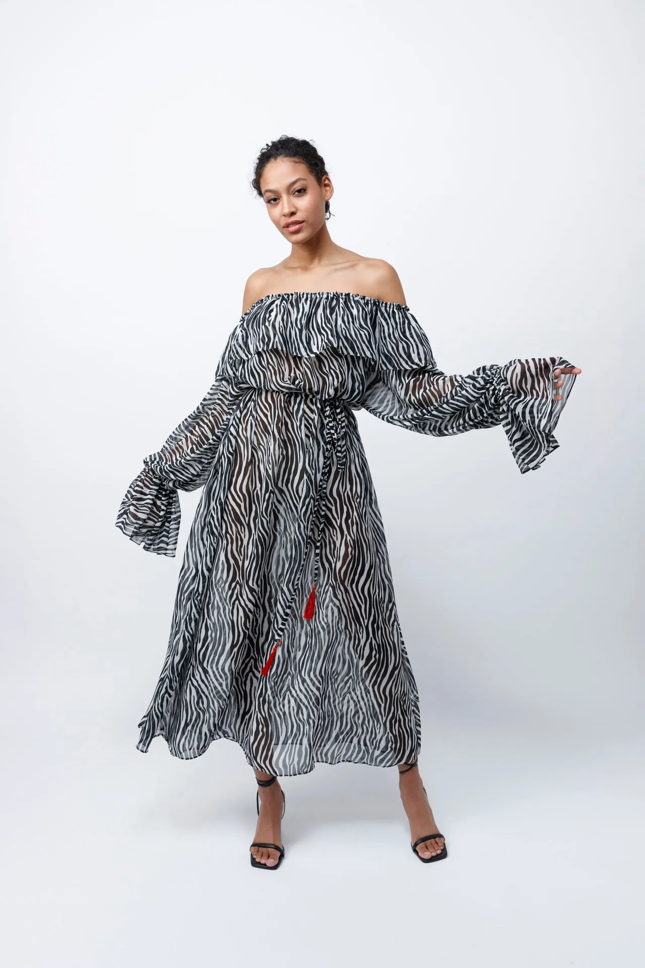 Zebra Maxi Dress